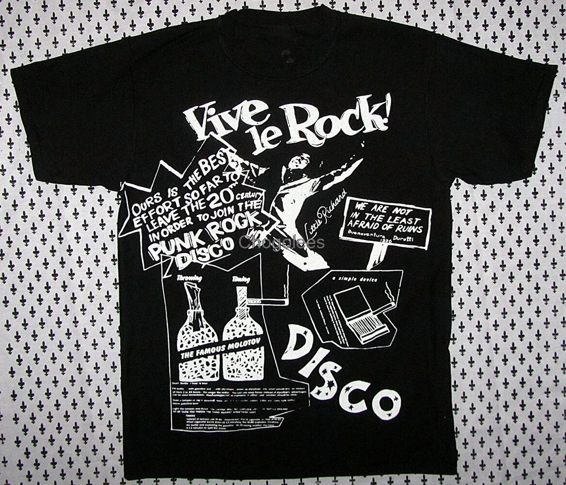 Футболка в стиле панк седибюторы Vive Le Rock от Sexy hoолиганы |