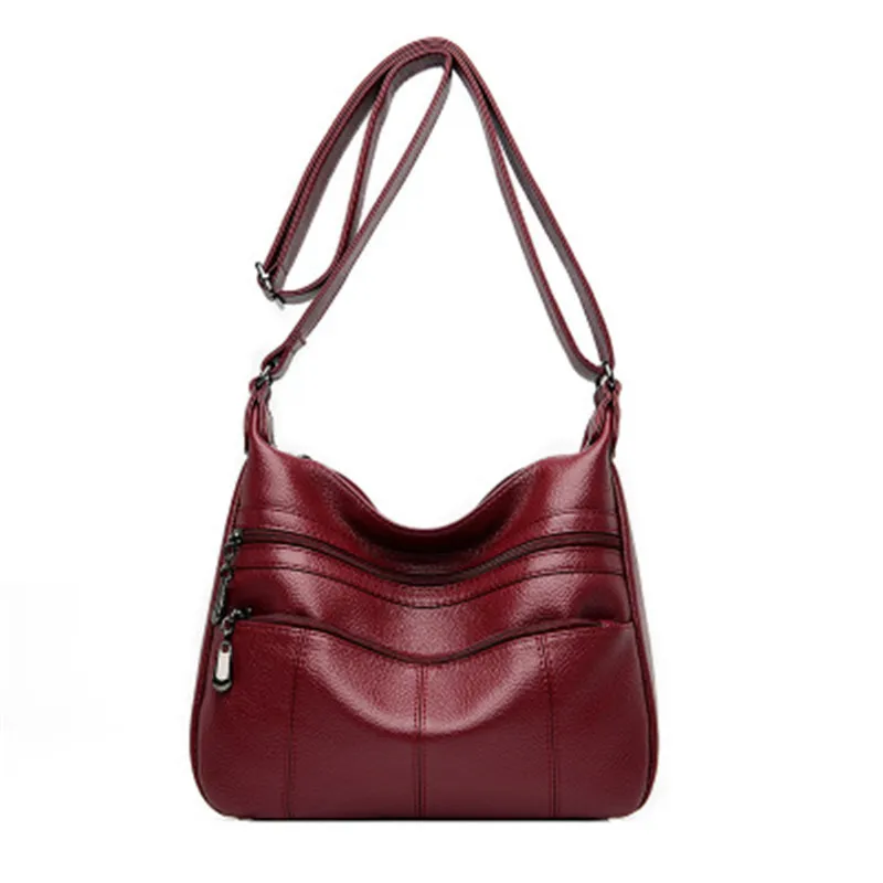 

Crossbody Bags for Women Soft Leather Luxury Handbags Women Bags Designer Female Shoulder Messenger Totes Top-Handle Bag Ladies