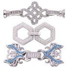 Juya DIY микро проложить циркон Творческий соединитель застежка замок застежки аксессуары для рукоделия драгоценные камни жемчуг Изготовление ювелирных изделий