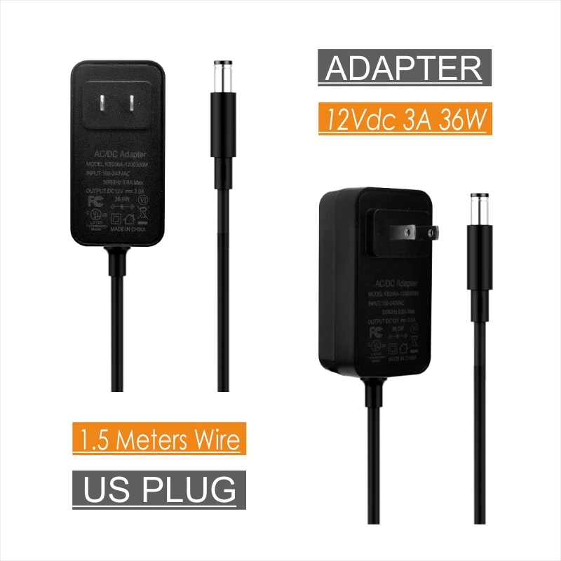 Европейская ЕС американская США Корея KC Spec 12Vdc 3A 36W UL CE TUV FCC сертификаты питания