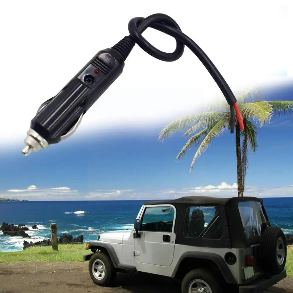 

12v 24v High Power Male Car Cigarette Lighter Socket Led Connector Heat With Plug Resistance High I4E8