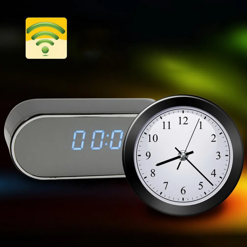 Z10 беспроводные Часы с Wi-Fi камерой 1080P мини-камера Будильник P2P IP/AP камера