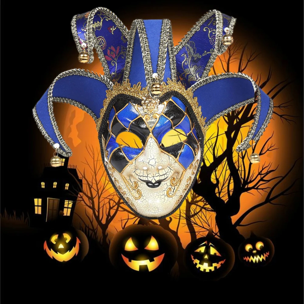 Новый дизайн Рождественский Декор Маскарадная маска клоуна на Хэллоуин карнавал