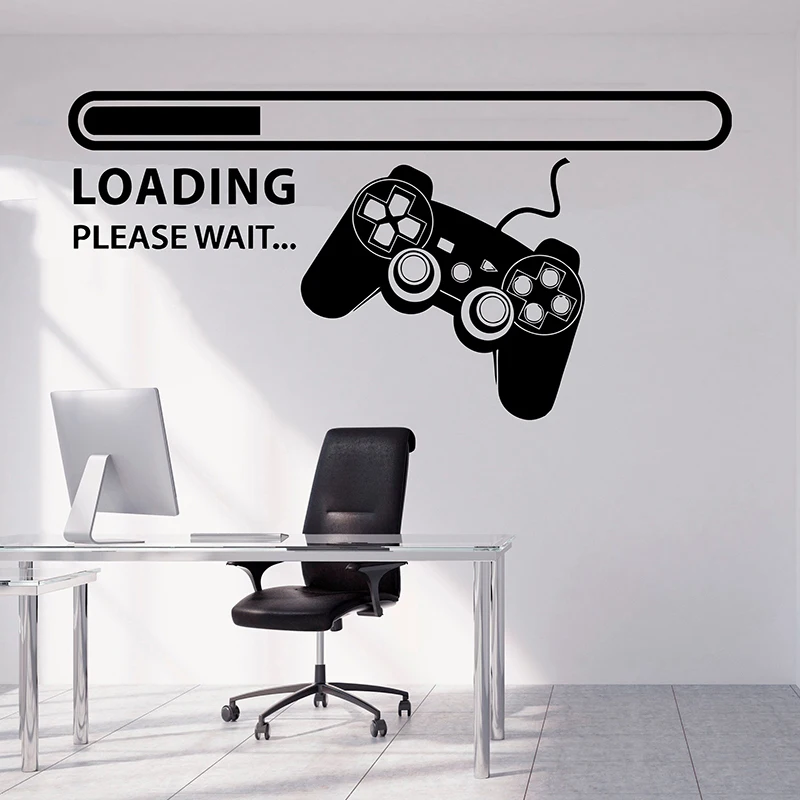 Наклейка на стену для геймера наклейки контроллера персонализированные игровой