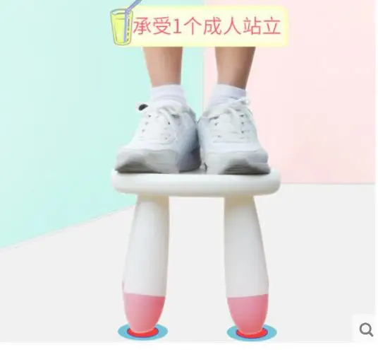

Cartoon plastic stool children's household small stool thickened kindergarten baby low stool assembly adult shoe stool
