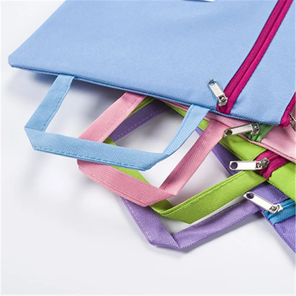 Цветная сумка с двойной молнией водонепроницаемая ткань Оксфорд практичная