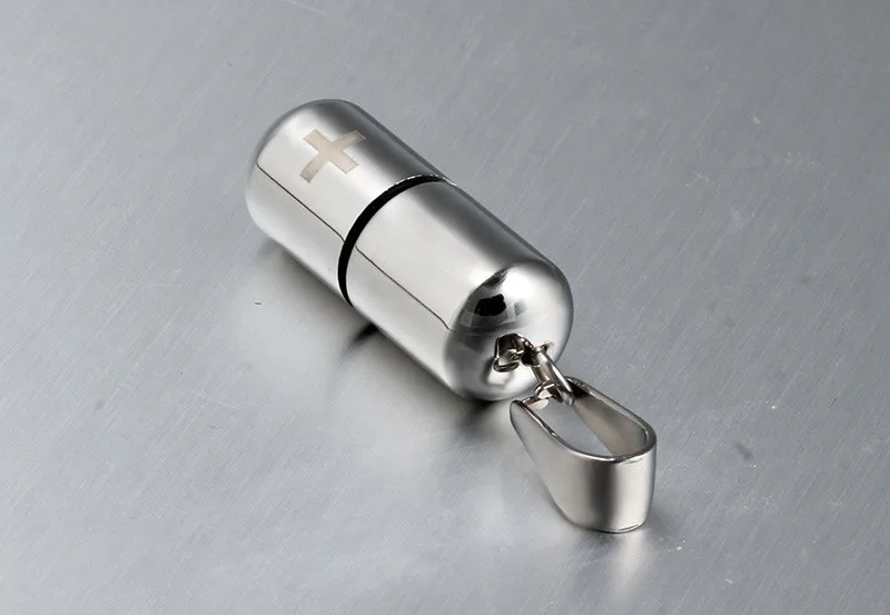 Крутое мужское ожерелье KOtik в стиле панк с подвесками из нержавеющей стали виде