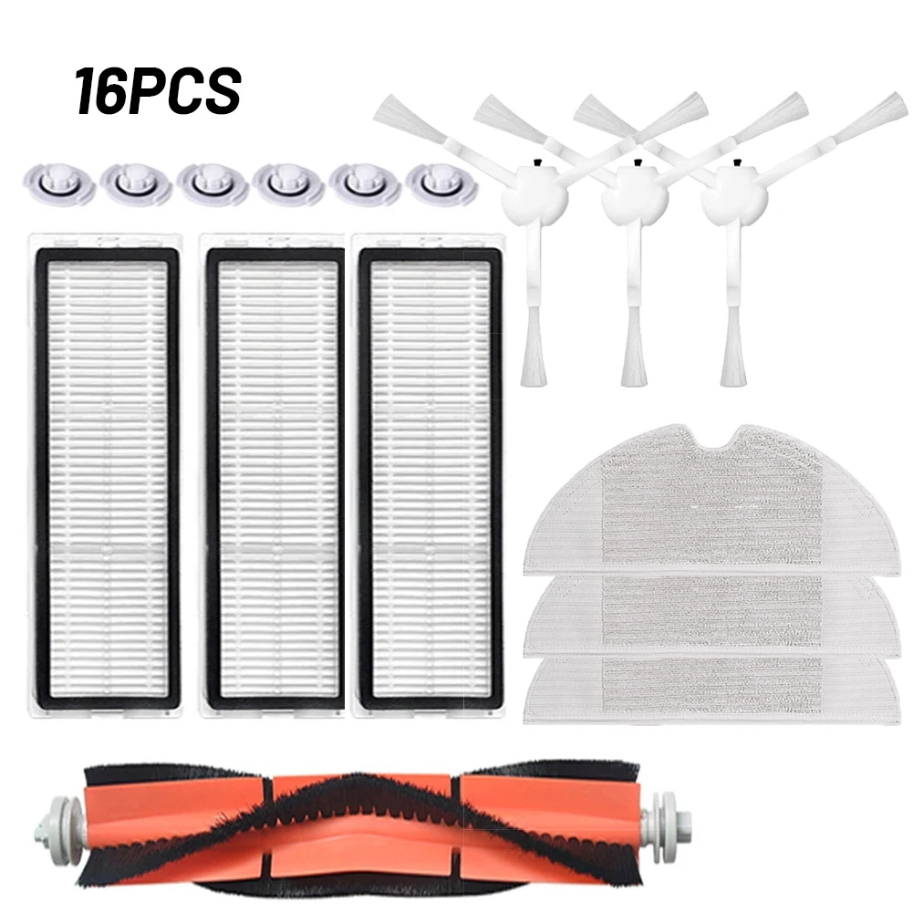 

Roller Brush Filter Mop Cloth Kit For XIAOMI DREAME F9 For XIAOMI MIJIA 1C Clean Main Brush Filters Side Brushes Sweeper Replace