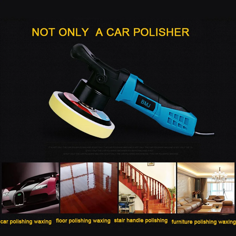8mm throw 600w Dual Action Random Orbital Polisher Car Boat Motorbike c/w 3 pad | Инструменты
