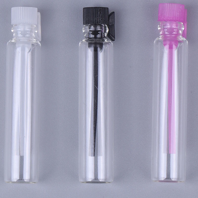 10 шт./лот 2 мл Мини флакон духов пустая стеклянная бутылка портативная Косметика