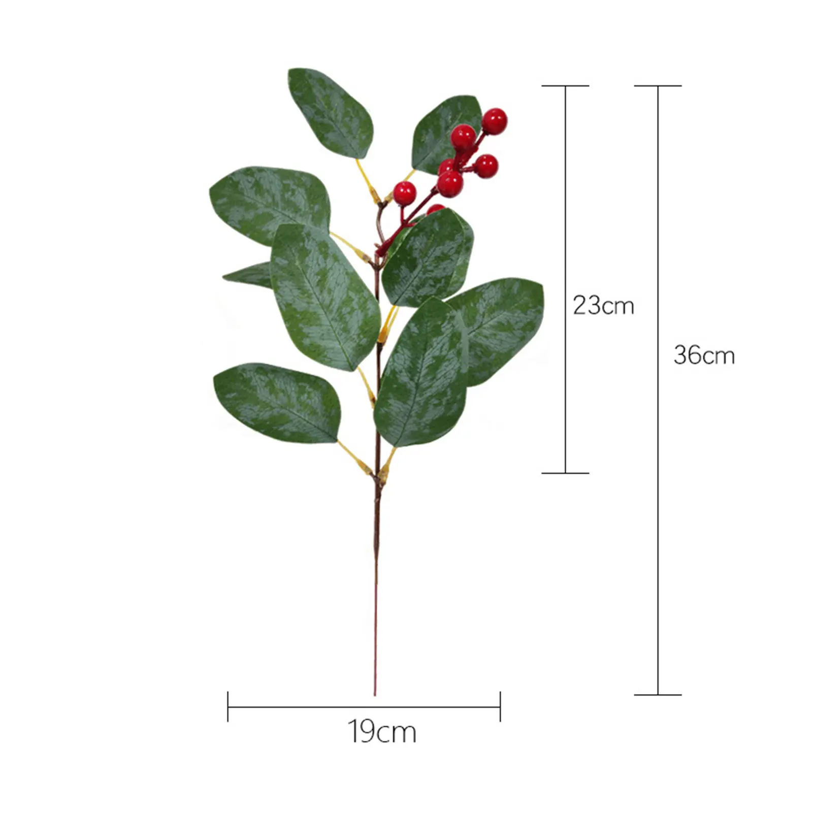 

6PCS Simulation Eucalyptus Flower Arrangement Green Plants Artificial Fake Flower DIY Operation Beautiful Elegant Ornament