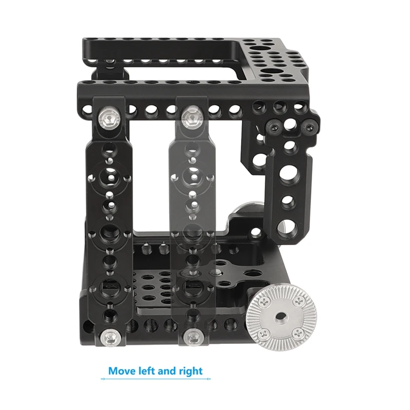 Дешево Эксклюзивный комплект клетки с креплениями ARRI Rosette и направляющими NATO для кинокамеры RED Komodo 6K