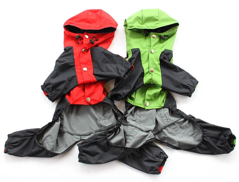 

Corgi Dog Clothes Jumpsuit Waterproof Clothing Pembroke Welsh Corgi Dog Raincoat Hooded Rain Jacket Dropship Pet Outfit