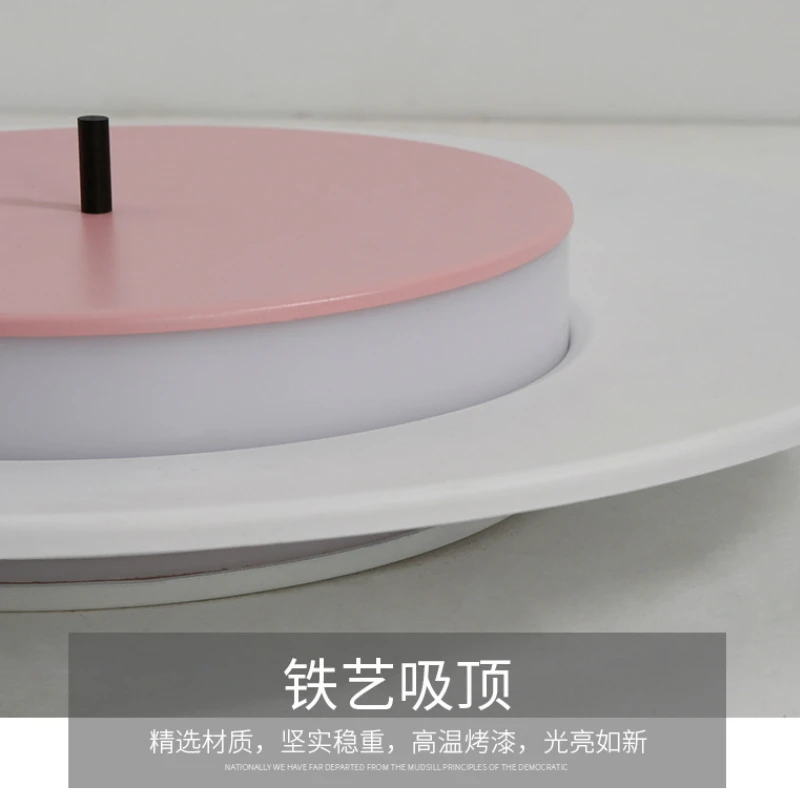 НЛО железа искусства потолочный светильник s акриловый абажур Гостиная