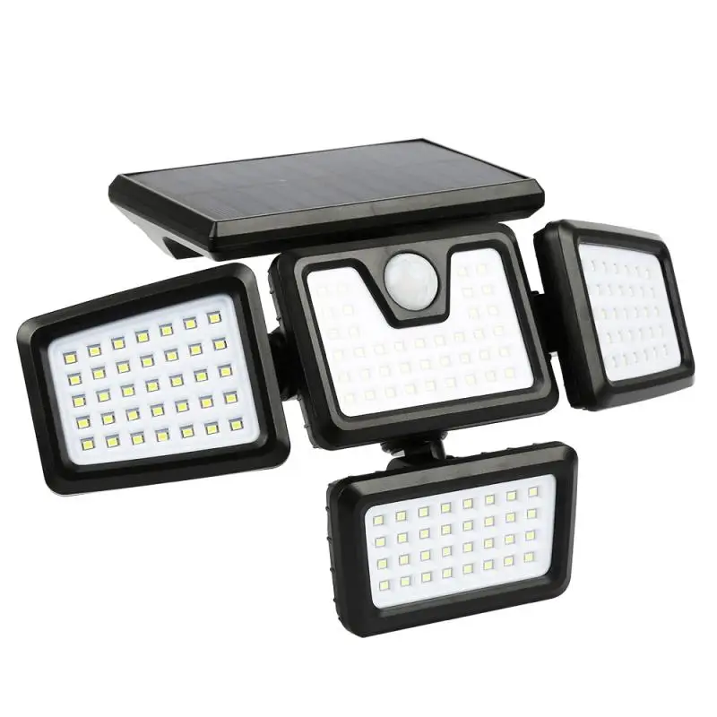 

Уличные фонари на солнечной батарее, водонепроницаемый 4-сторонний индукционный настенный уличный светильник с датчиком движения, охранно...