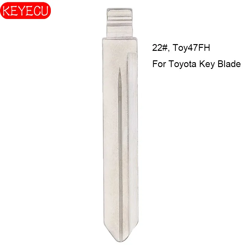 

KEYECU 10PCS/lot KEYDIY Universal Remotes Flip Blade 22#, Toy47FH for Toyota