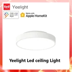 Умный потолочный светодиодный светильник Xiaomi Yeelight с регулируемой яркостью, работает с приложением Mijia и Apple homekit и с комплектами умного дома xiaomi