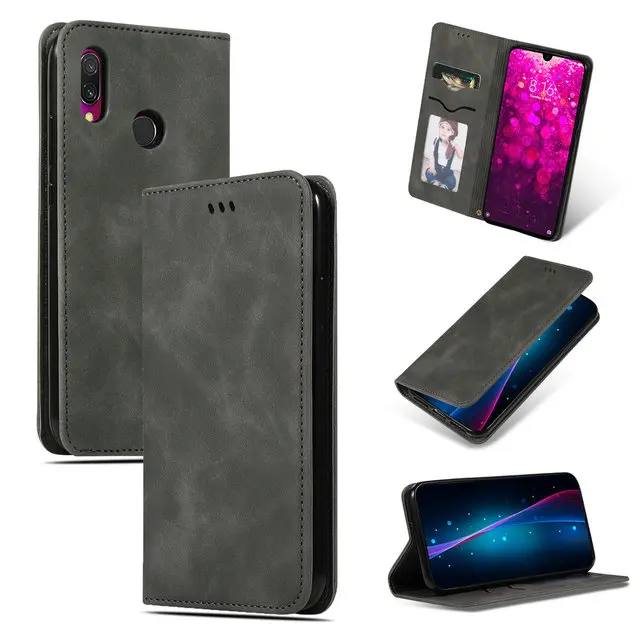 Роскошный однотонный чехол-кошелек для huawei P Smart Z, чехол для huawei P Smart, чехол-книжка для Funda huawei P Smart Plus, чехол Smart