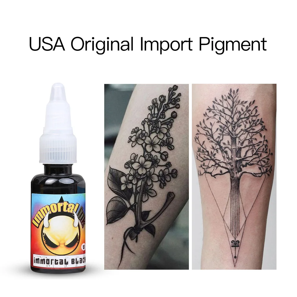 Профессиональный Набор татуировок Ротационная Машина пистолет набор черных