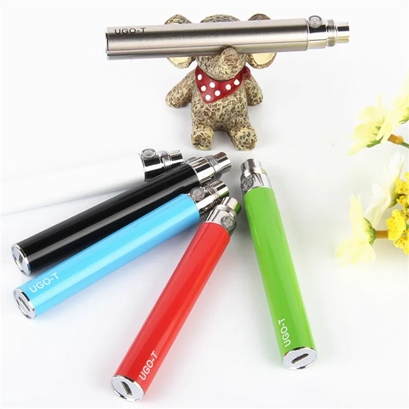 UGO-T батарея vape Micro USB пропуск через заряда 650/900/1100 мА/ч, ugo t батареи вейпер обновления в набор входит батарея ego t 510 нитки подходит CE4 T3S