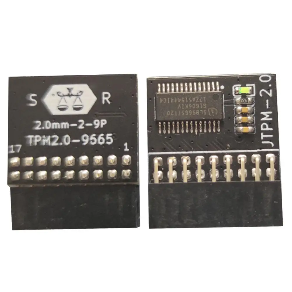 Модуль безопасности шифрования LPC TPM 2 0 удаленная карта модуль 12pin 14pin 18pin TPM2.0 для MSI