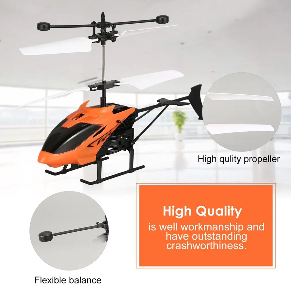 D715 Летающий Мини Инфракрасный индукционный Радиоуправляемый вертолет Дрон с