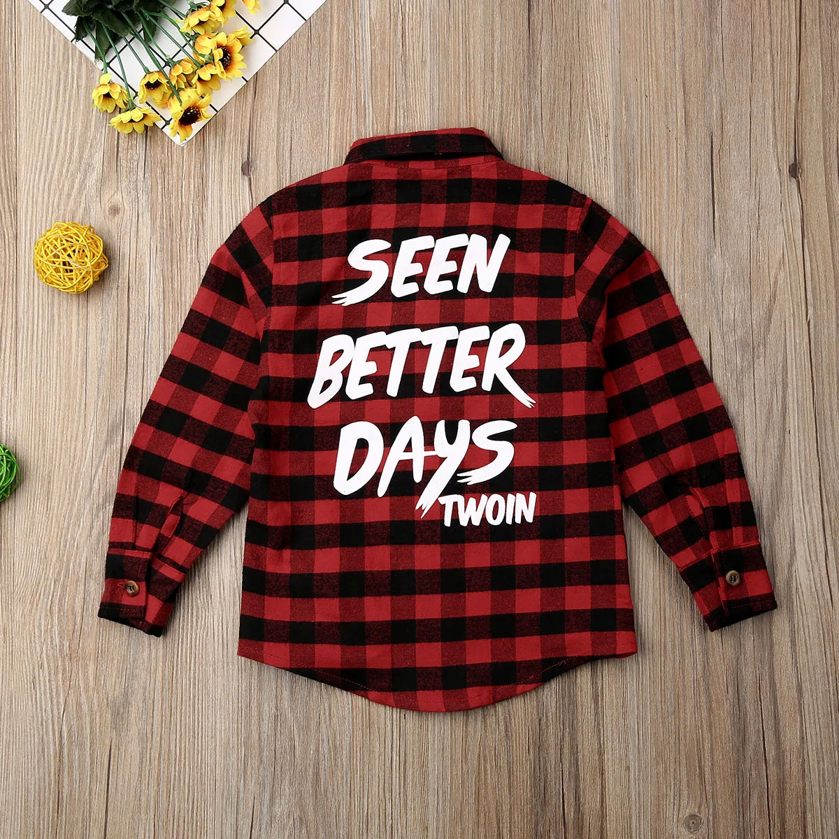 Autumn Toddler Kids Baby Girl Shirts Tops Clothes Denim Letter Print Long Sleeve Shirt Warm Coat | Детская одежда и обувь