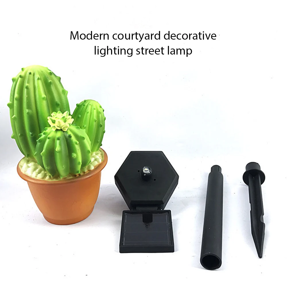 

Solar Lights Pineapple Cactus Lawn Light Outdoors Waterproof LED Decorative Lighting for Garden Courtyard Park Path Corridor