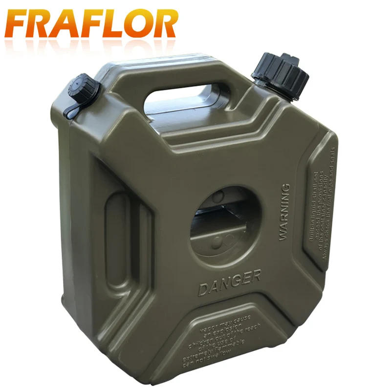 Green Tank No Lock Черный зеленый цвет 5л литр автомобиль мотоцикл топливный запасной пластиковый Бензобак канистра запасные пластиковые бочки топливный бак Jerrycan - Название цвета: Green Tank No Lock
