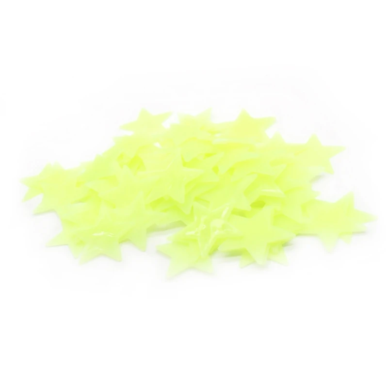 

20/50pcs set Luminous Star Stickers Art Decals Wall Door Window Home Decor Accessories