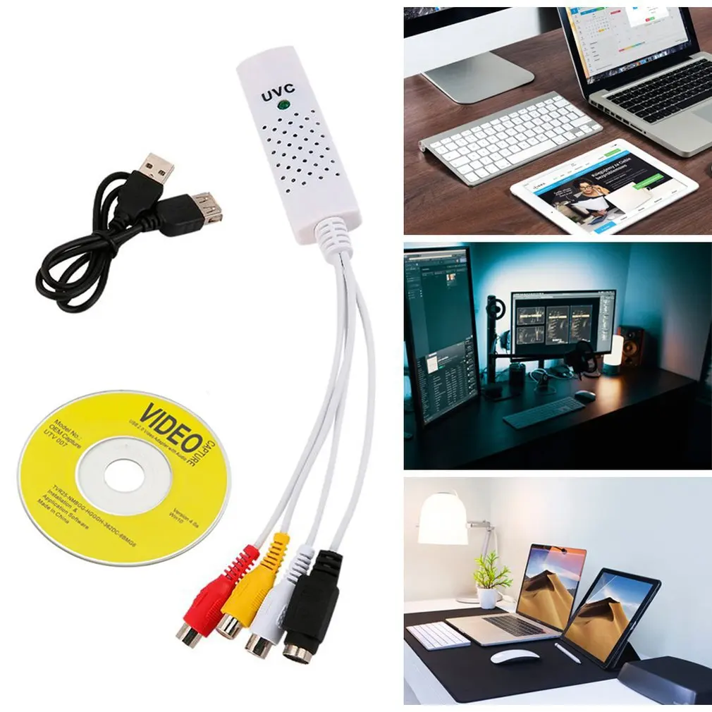 1 комплект новинка высокое качество USB 2 0 видеокарта простой преобразователь
