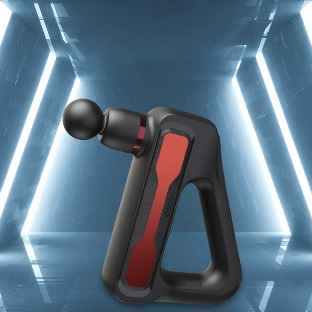 Массажный пистолет 32 скорости с 8 насадками электрический ручной тихий