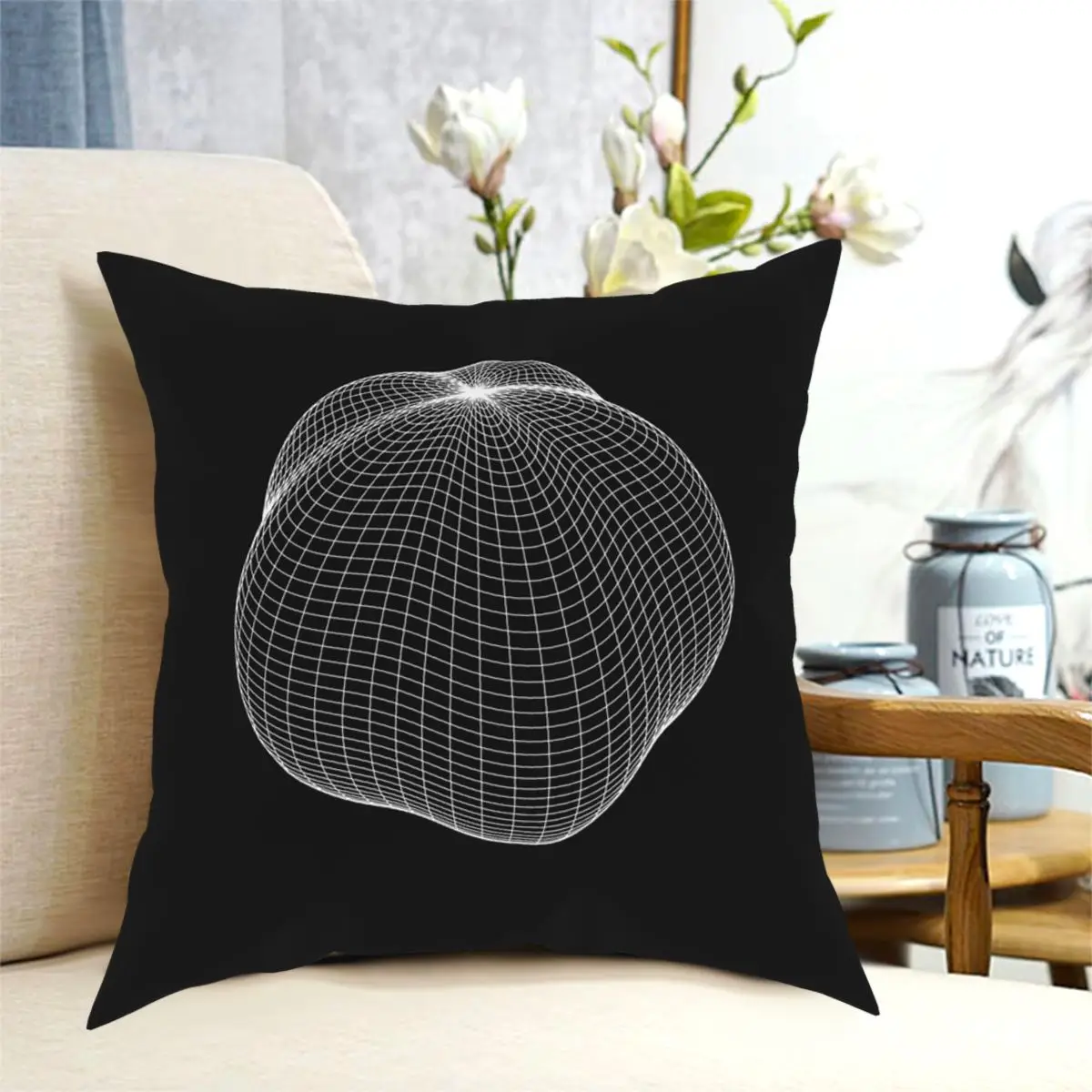 

Urchin Square Pillowcase Polyester Printed Zip Decor Pillow Case Home Cushion Cover Wholesale