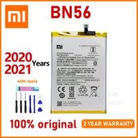 xiao mi original 5000mah bn56 battery for xiaomi poco m2 pro redmi 9a 9c high quality batteries with toolstracking number