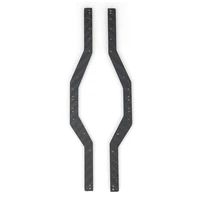 2pcs carbon fiber car frame bracket carbon fiber beam rail set for axial scx24 90081 rc car accessories