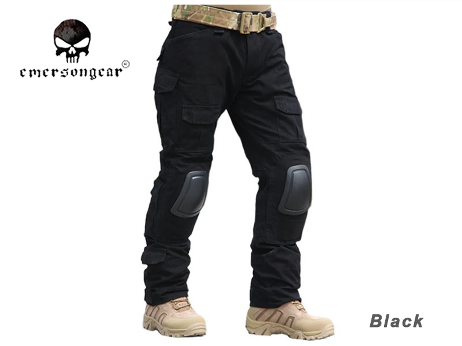 EMERSON Gen2 Tactical Pants Army Military Combat bdu Trousers with Knee Pads Black EM6988