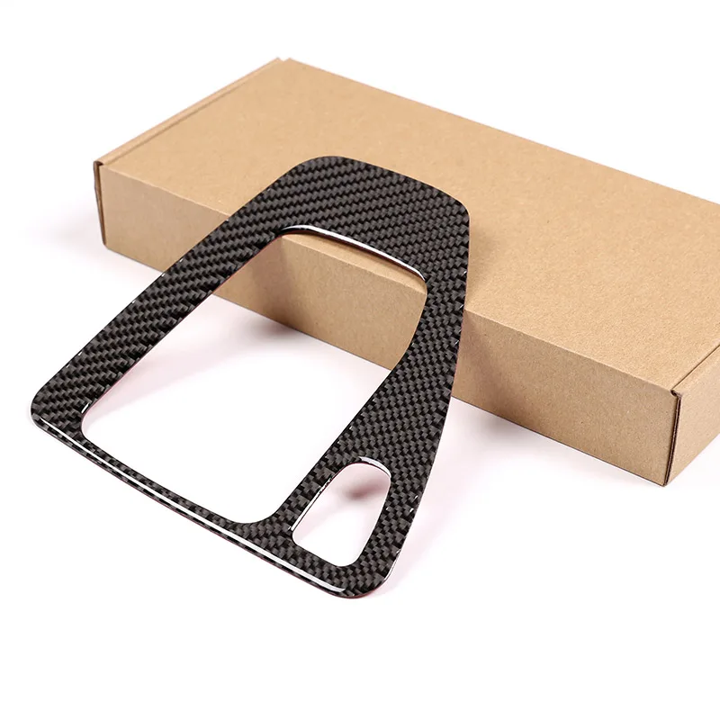 Углеродное волокно автомобиля центральной консоли шестерни Панели Наклейки