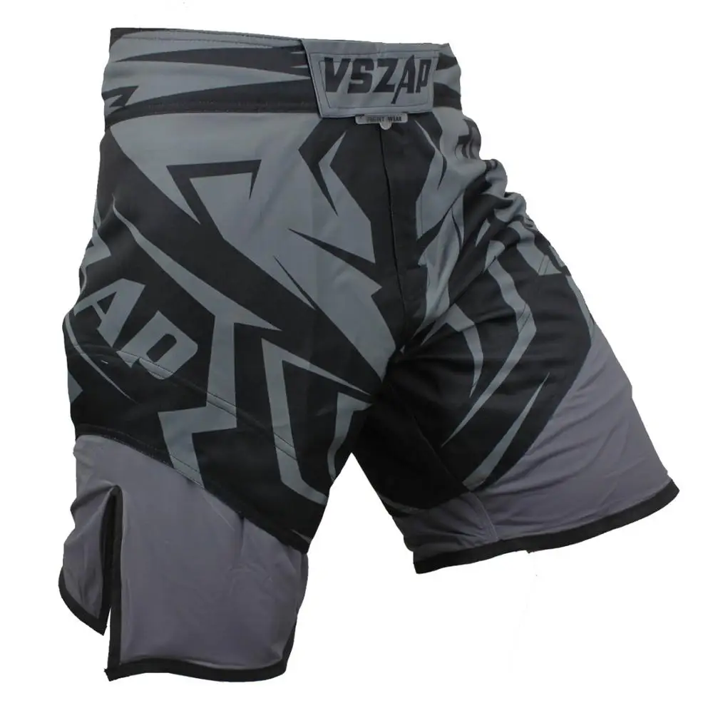 VSZAP SHADOW HUNTER шорты MMA Бег Фитнес Бокс смешанные тренировки Боевые искусства серый