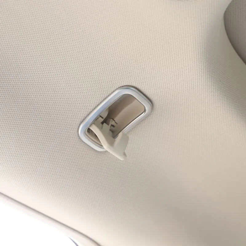 

2pcs Car-Modification ABS Chrome Car Top Roof Hook Decorator Cover Trim For Mercedes Benz S class W222 S320 S350 S400 2014-2017