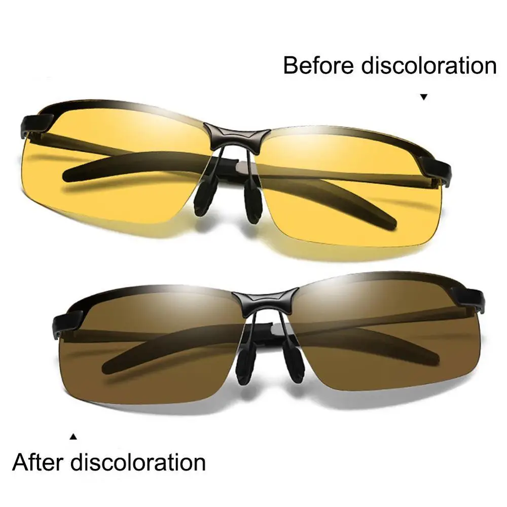 1 пара HD очки ночного видения для вождения поляризованные солнцезащитные мужские