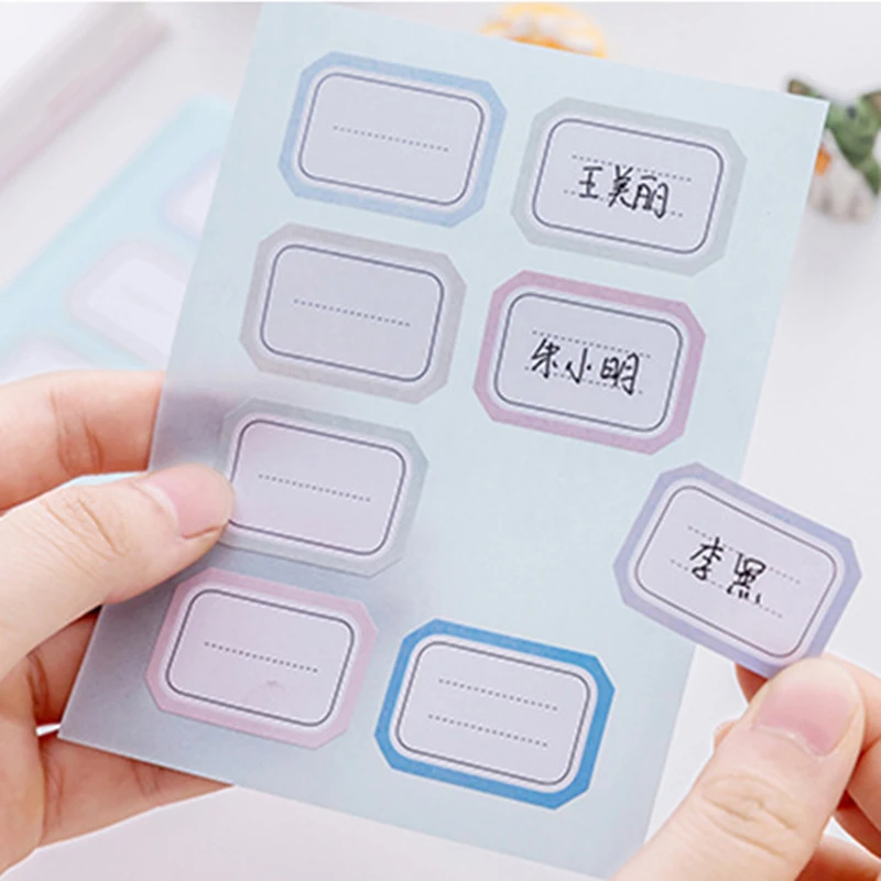 

48PCS Sticky Notes Stickers Stickers Stickers Blank Sticker Paper Packaging Storage Cup Handwritten Stickers