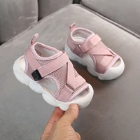 0 1 2 3years old baby sandals summer new childrens toddler shoes boys and girls mesh anti playing beach shoes