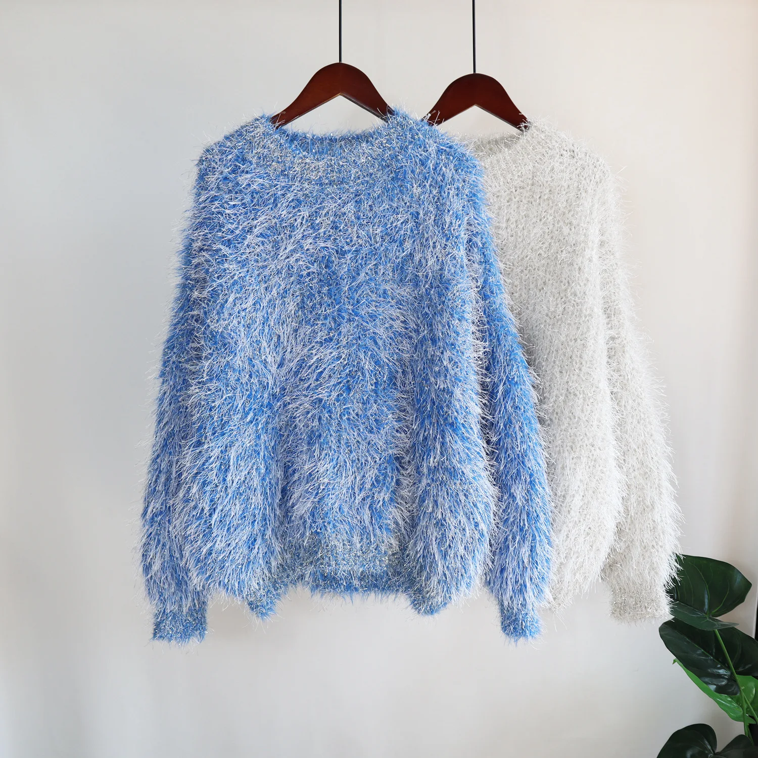 

sweater collar female han edition of new fund of 2021 autumn winters is loose languid atmosphere quality sweater coat