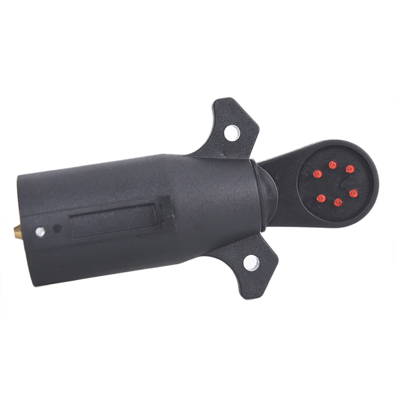 

1PC 7Pin 12V RV Trailer Boat Socket Circuit Light Plug Tester Socket LED Adapter