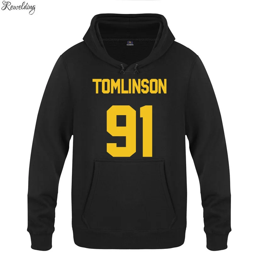 

Луи Томлинсон 91 One Direction музыка толстовки Для мужчин модные Для Мужчин's пуловер с длинными рукавами из флиса с капюшоном и толстовки