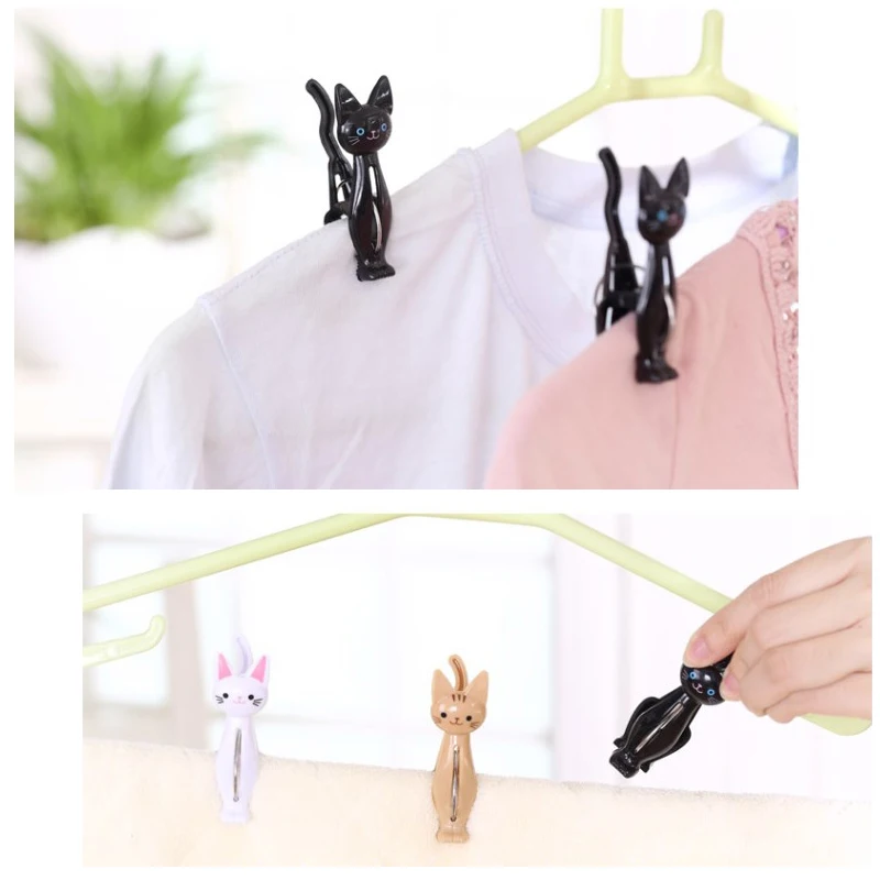 Прищепки для пляжных полотенец с мультяшными кошками зажимы простыни