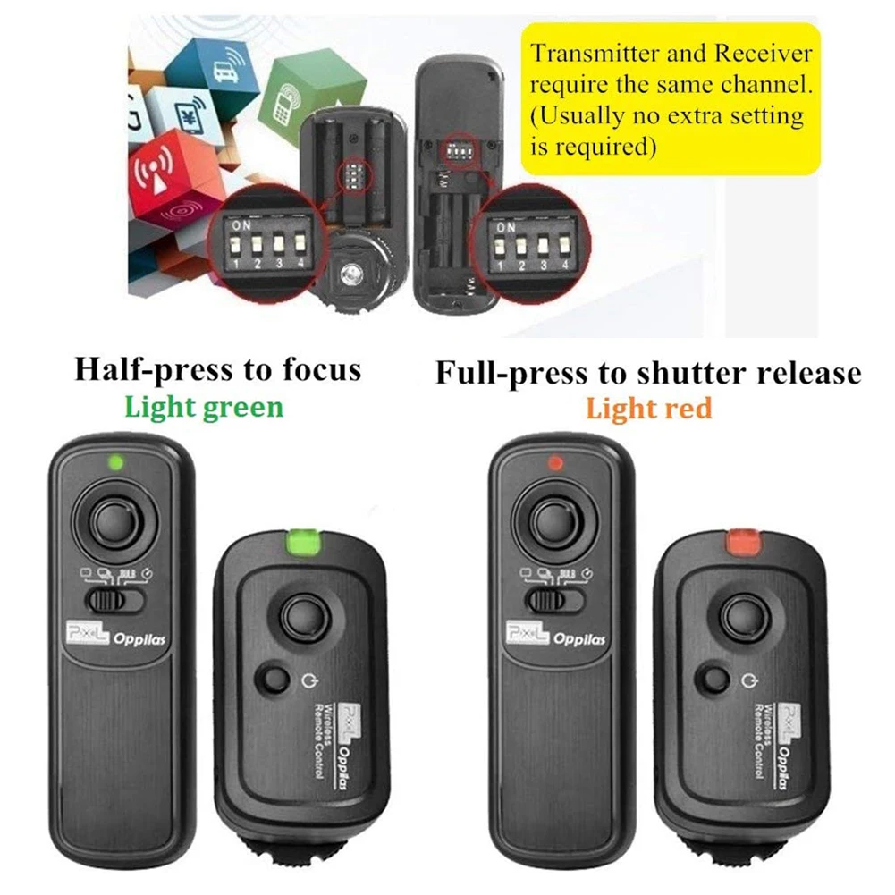 Pixel RW-221 беспроводной пульт дистанционного управления спуском затвора RW 221 DC2 для