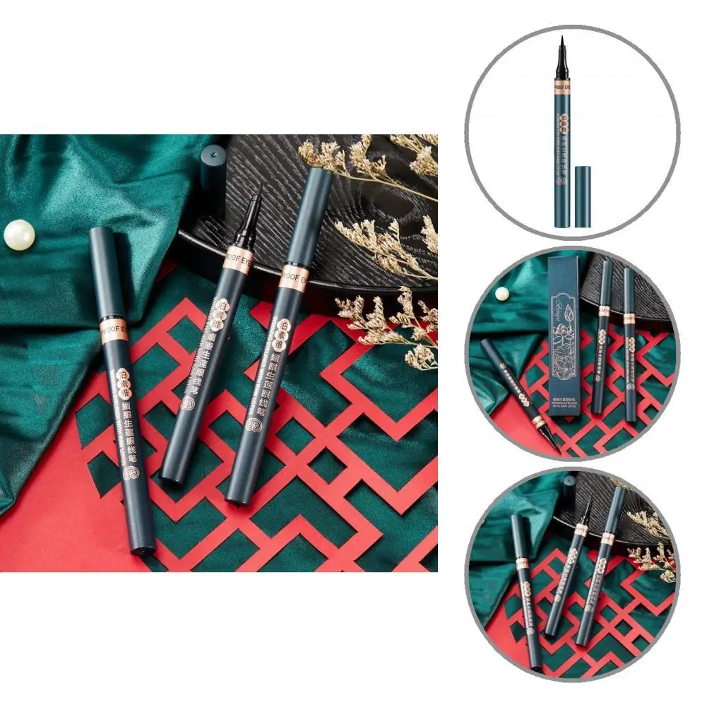 2 цвета 1 мл безопасная коричневая черная жидкая подводка для глаз Ручка