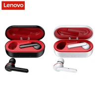 original lenovo ht28 true wireless headphones bluetooth earphone touch control in ear headset sports noise canceling with mic