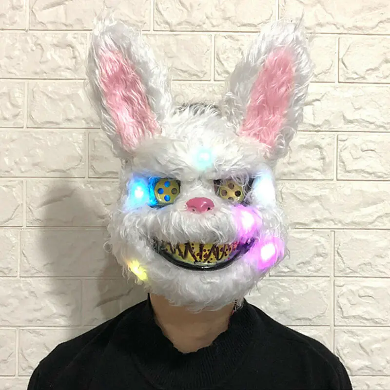 2019 Хэллоуин страшная кровавая ужасная маска на лицо медведь животное панда узор